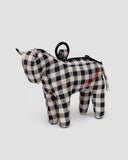 Baggu | Horse Charm | Black & White Gingham