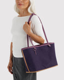 Baggu | Medium Nylon Reversible Tote | Wild Plum Mix