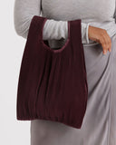 Baggu | Pleated Baggu | Mahogany