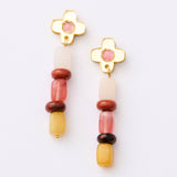 Martha Jean | Madeline Beaded Earrings |- Gold