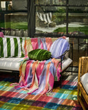 Kip & Co | Velvet Pea Cushion | Campsite