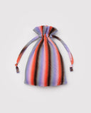 Baggu | Pleated Baggu | Gradient Stripe Poppy & Lilac
