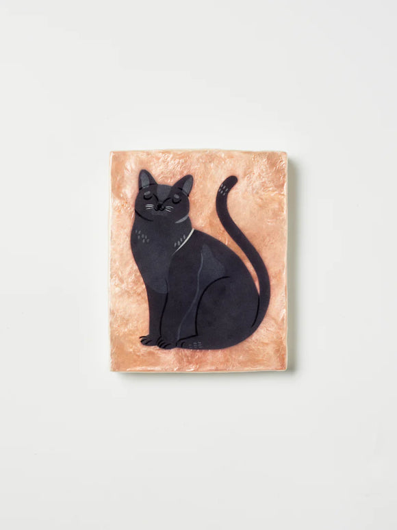 Jones & Co | Purr Russian Blue Cat Tile