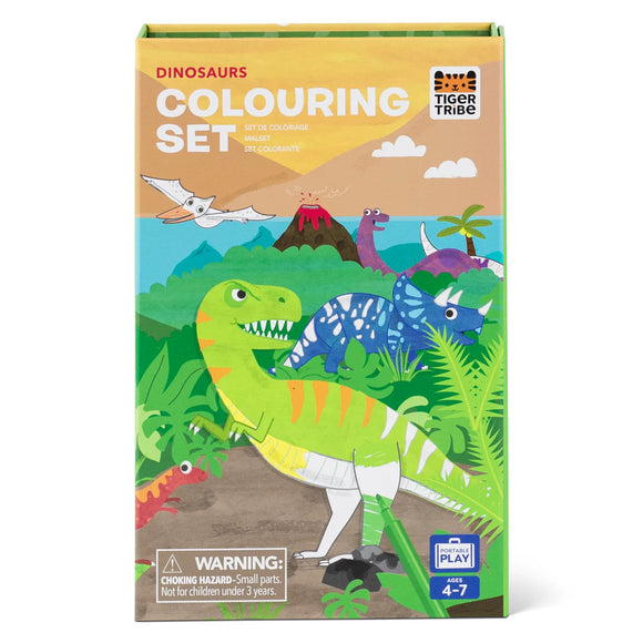 Tiger Tribe | Colouring Set | Dinosaurs