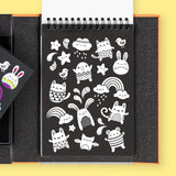 Tiger Tribe | Neon Colouring Set | Glow Friends