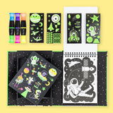 Tiger Tribe | Neon Colouring Set | Outer Space