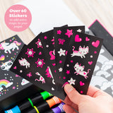 Tiger Tribe | Neon Colouring Set | Unicorn & Friends