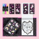 Tiger Tribe | Neon Colouring Set | Unicorn & Friends