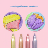 Tiger Tribe | Shimmer Colouring Set | Little Fairy Land