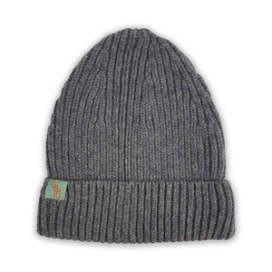 Otto & Spike | Lambswool Fixed Beanie | College Grey