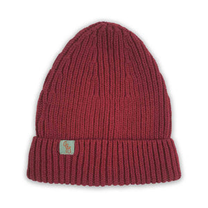 Otto & Spike | Lambswool Fixed Beanie | Spanish Red