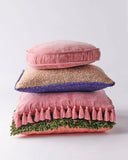Kip & Co | Velvet Pea Cushion | Dusty Rose
