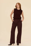 Frock Me Out | Alpaca Knit Vest | Burgundy
