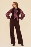 Frock Me Out | Alpaca Knit Vest | Burgundy