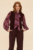 Frock Me Out | Alpaca Knit Vest | Burgundy