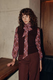Frock Me Out | Alpaca Knit Vest | Burgundy