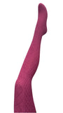 Tightology | Aran Cashmere Blend Tights | Claret