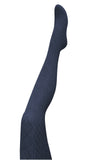 Tightology | Aran Cashmere Blend Tights | Navy