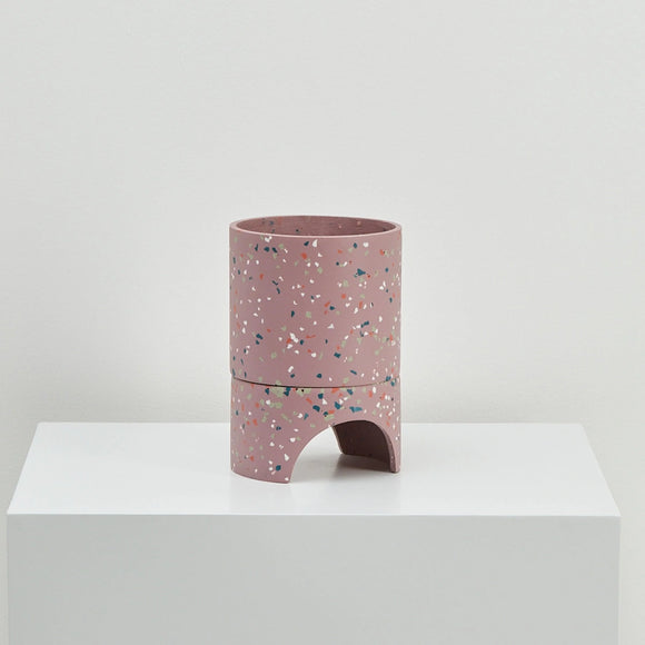 Capra Designs | Archie Pot | Musk Terrazzo