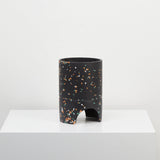 Capra Designs | Archie Pot | Black Terrazzo
