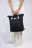 Kind Bag London | Medium Backpack | Pebble Black