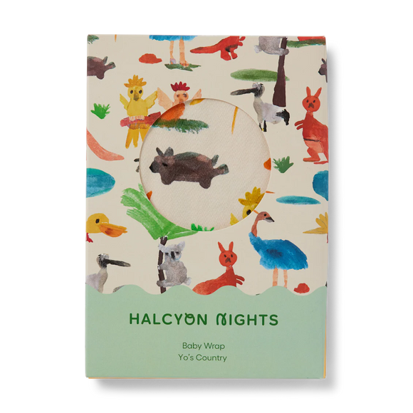 Halcyon Nights | Baby Wrap Swaddle | Yo's Country