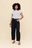 Frock Me Out | Barrel Leg Jeans | Dark Denim