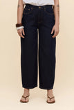 Frock Me Out | Barrel Leg Jeans | Dark Denim