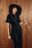 Frock Me Out | Freestyler Jumpsuit | Black Velvet