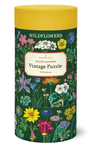 Cavallini 1000 piece puzzle | Vintage Wildflowers 2