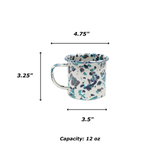 Crow Canyon | Catalina Enamelware 12oz Mug | Pink Sunset