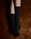 Tightology | Cable Black | Merino Wool Socks
