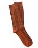 Tightology | Paprika Cable | Merino Wool Socks