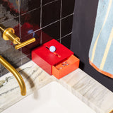Areaware | Cache Box | Small Red + Orange