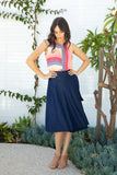 Frock Me Out | Wrap Skirt | Denim Chambray