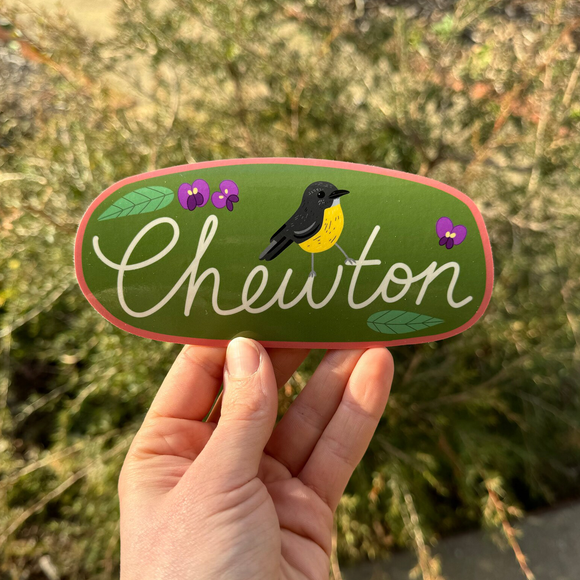 Julia Bloedel | Bumper Sticker | Chewton
