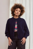 Frock Me Out | Chunky Knit Cardigan | Navy