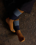 Tightology | Chunky Rib Merino Wool Socks | Mustard