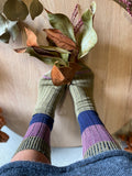 Tightology | Chunky Rib Merino Wool Socks | Khaki