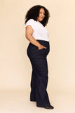 Frock Me Out | Denim High Waisted Jeans | Dark Indigo