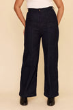 Frock Me Out | Denim High Waisted Jeans | Dark Indigo