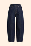 Frock Me Out | Barrel Leg Jeans | Dark Denim