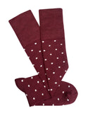 Tightology | Premium Long Socks | Merino Wool | Burgundy