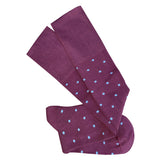 Tightology | Dotty Burgundy | Cotton Socks