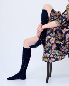 Tightology | Dotty Midnight | Cotton Socks