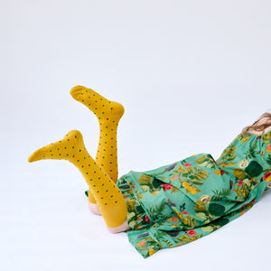 Tightology | Dotty Ochre | Cotton Socks