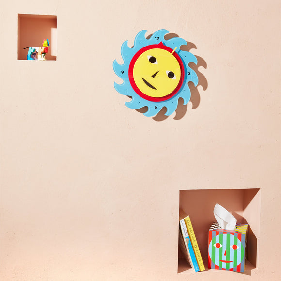 Areaware | Dusen Dusen Everybody Clock | Blue