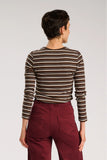 Olga de Polga | Ella Striped Top | Chocolate