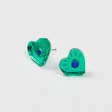 Martha Jean | Eye Heart Stud Earrings
