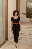 Frock Me Out | Stretch Jersey Jumpsuit | Black